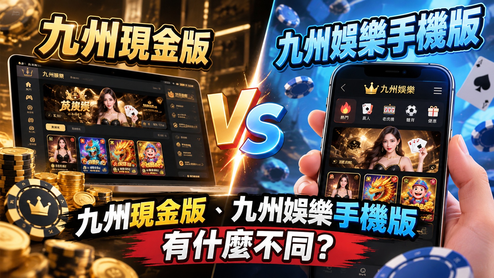 九州現金版、九州娛樂手機版有什麼不同?