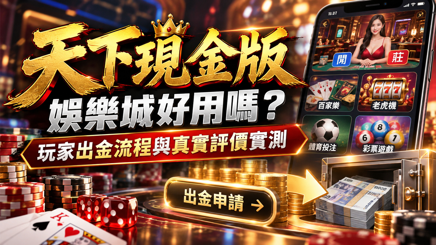 天下現金版娛樂城好用嗎？玩家出金流程與真實評價實測
